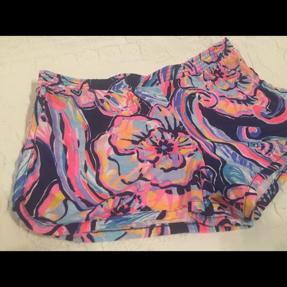New Lilly Pulitzer cotton shorts girls sz 12 -14